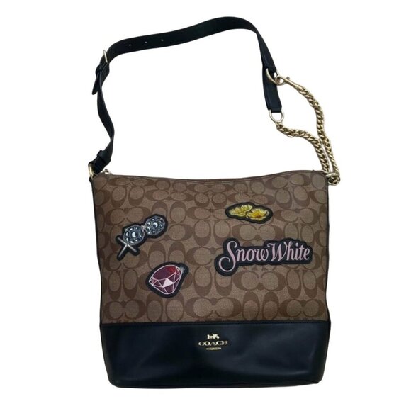Coach x Disney‎ Snow White Shoulder Crossbody Bag, Limited Edition, Patches - Picture 3 of 11